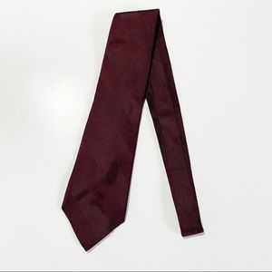 The Bon Countess Wara burgundy neck tie